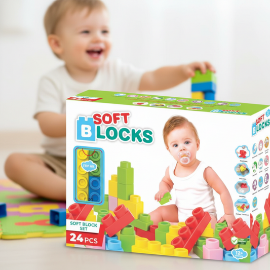 Mekane kocke za Decu - 24 Komada